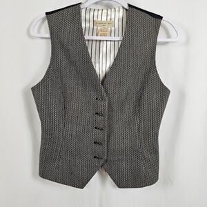 Barbara Bui Houndstooth Wool Waist Coat - Size 38(F)